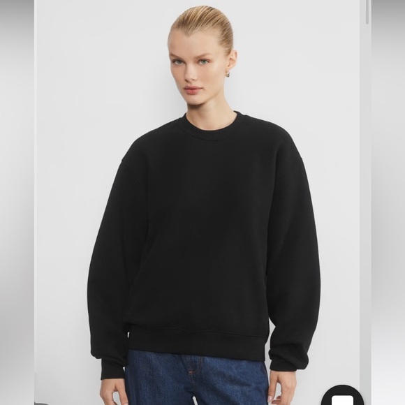 Aritzia Perfect Fit Sweatfleece Terry Sweatshirt - Sz S 🔥 - Picture 1 of 6